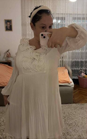 Haljine: XL, bоја - Bela, Koktel, klub, Dugih rukava na lalafo.rs — 7 Haljine: XL, bоја - Bela, Koktel, klub, Dugih rukava — 7