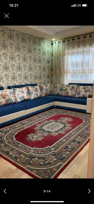 квартира долгосрочн: 1 бөлмө, Кыймылсыз мүлк агенттиги, Чогуу жашоосу жок, Толугу менен эмереги бар