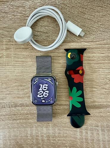 Apple Watch: Продаю Apple Watch Series 9, 45 мм, Silver Stainless Steel — 1