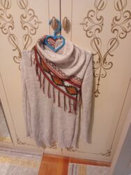 женские шапки крупной вязки: Кофта, цвет - Бежевый