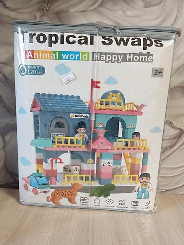 igrushki barbi: Игрушка конструктор домик животные дети пластик — 1