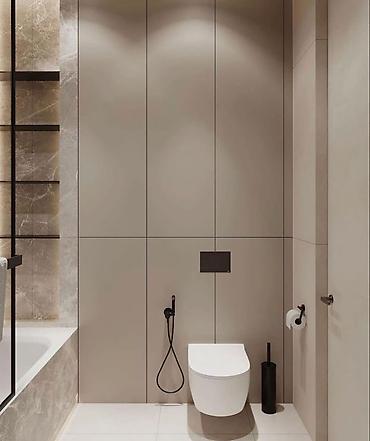 модульный туалет: Керамагранит кафел жумуштарын жасайбыз — 1