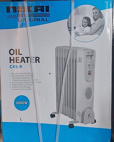 Масляные обогреватели: Масляный обогреватель Кол-во секций: 10 и более, Несколько режимов мощности, Быстрый нагрев, Защита от замерзания — 5