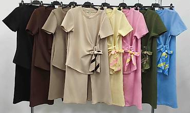 Kompleti: ✨Prelep komplet – majica i pantalone sa širokom nogavicom ✅3000 Din S — 9