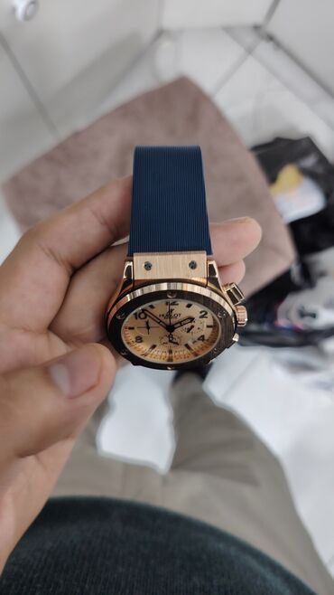 Qol saatları: Yeni, Qol saatı, Hublot, rəng - Qızılı — 4