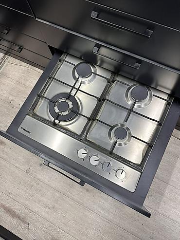 Газовая варочная панель Hansa - 4 конфорки: одна WOK (усиленная lalafo.kg да Газовая варочная панель Hansa - 4 конфорки: одна WOK (усиленная