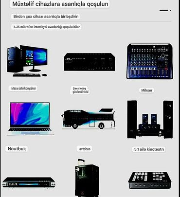 Mikrofonlar: Yeni Simsiz (Bluetooth) Mikrofon Ünvandan götürmə — 30