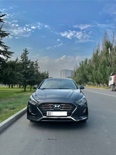 соната граната: Автомобиль Hyundai Sonata в элегантном темно-сером цвете. Этот седан