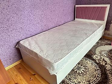 Кровати: Новый, Односпальная кровать, С матрасом, Без выдвижных ящиков, Россия — 3