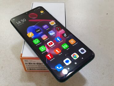 Apple iPhone: Redmi Note 8 Pro, 128 ГБ, цвет - Синий, Гарантия, Кнопочный, Сенсорный