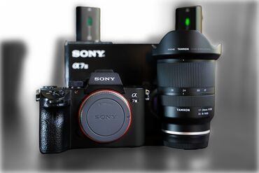 fotoaparat polaroid: (Sony Alpha 7iii) + (Tamron 17-28mm f/2.8) + (2 dənə Original Sony