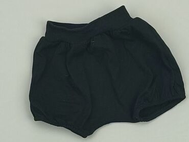 czarne legginsy dziecięce: Shorts, 0-3 months, condition - Very good