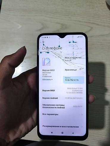 Уюлдук телефондор жана аксессуарлар: Redmi, Redmi 9, Колдонулган, 32 ГБ, түсү - Боз — 4