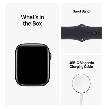 Apple Watch: Apple Watch SE 44mm 2nd Gen GPS Midnight Case w Ink Sport Loop — 2