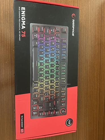 Rampage Enigma 75 mexaniki oyun klaviaturası - 75% kompakt dizayn, 83