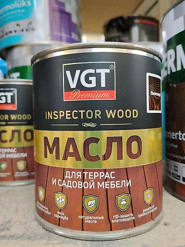 Масло для дерева: Масло для террас и садовой мебели VGT Premium Inspector Wood — 1