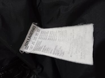 Zimske jakne: Billabong zimska/ski jakna sa kapuljačom, crno‑crvene pruge sa žutim — 18