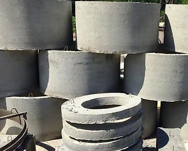 Железобетонные (ЖБИ) кольца для септика: Железобетонное (ЖБИ) кольцо для септика Размер: 200 x 90 x 10 см, Платная установка, В розницу — 1