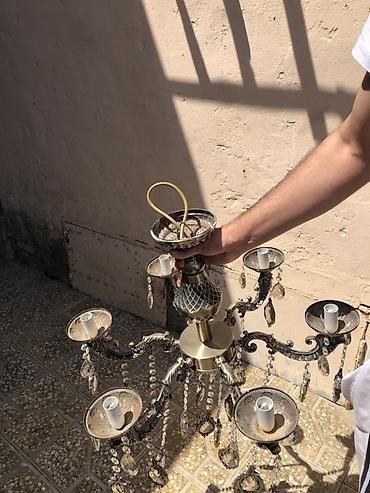 lustur alti fiqurlar: Çılçıraq, 6 lampa, Metal — 3