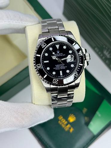 пол сапог: Новый, Наручные часы, Rolex, цвет - Черный — 1