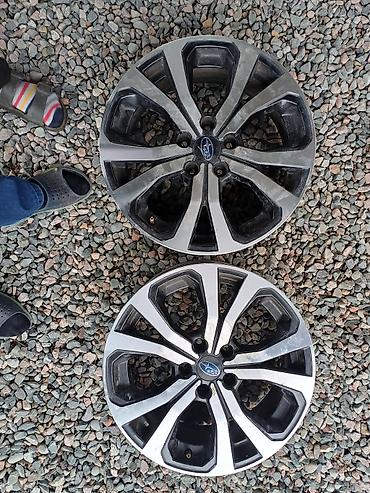 Комплект оригинальных литых дисков Subaru R18 2 шт. по 7 000 сом -