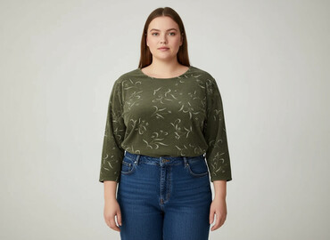 ubrania dla 40 latki: Janina, Bluzka damska, rozmiar 6XL