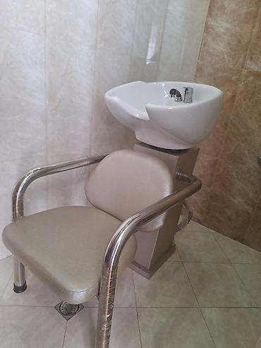 Salon, tibbi mebel: Salon üçün saç yuma stansiyası - Keramika yuma kasası: dərin, baş — 3