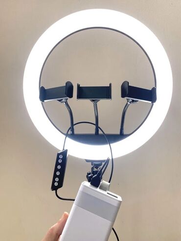 tripod qiymətləri: MJ36, 36 sm diametrli peşəkar RGB üzük LED lampa portret və ya mövzu