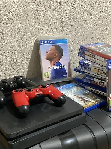 Sony PlayStation: Sony ps 4 slim прошитый. Не греется, не шумит. В хорошем состоянии — 2