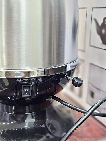 Samovarlar: Samovar Elektrikli samovar silver model: sl-0056 elektri̇k semaver 5l — 12