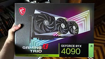 rtx 3090 ti: Videokart MSI GeForce RTX 4090, > 16 GB, İşlənmiş — 1