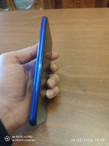 xiaomi qin 2 бишкек: Xiaomi Redmi Note 8T, 64 ГБ, цвет - Синий, 
 Отпечаток пальца, Две SIM карты, Face ID
