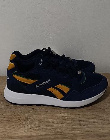 tech flecee: Мужские кроссовки, 43, Reebok, Новый, цвет - Синий, Самовывоз — 2