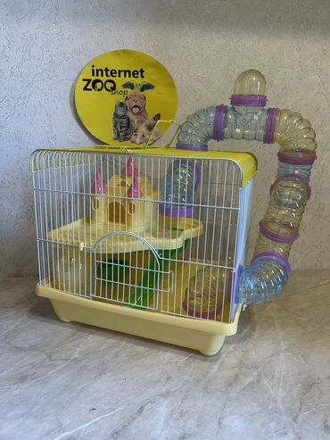 Зоотовары: Продаются клетки для хомячков, кроликов, морских свинок, ежей. Есть — 18