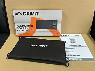 Eksterne baterije: CRIVIT preklopni solarni punjač – 21 W - Brzo i efikasno punjenje — 4