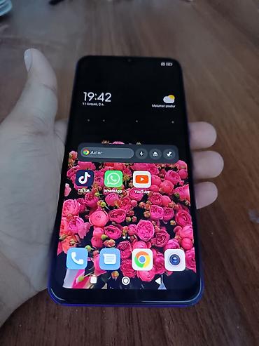 redmi 4: Redmi Note 9, 64 GB, rəng - Göy, Barmaq izi — 2