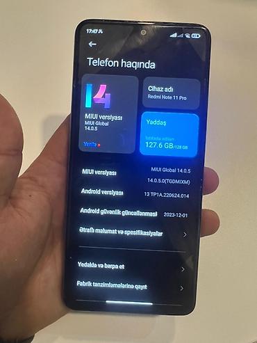 honor magic 3 pro plus: Redmi Note 11 Pro, 128 GB, İki sim kartlı, Barmaq izi, Face ID — 4