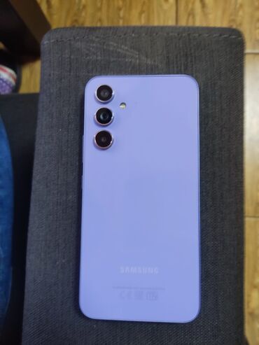 Samsung: Samsung A54, 256 GB, rəng - Çəhrayı, Barmaq izi, İki sim kartlı, Face ID