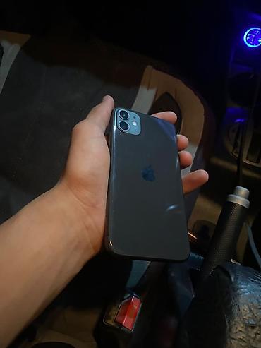 iphone 11 копия: IPhone 11, Б/у, 128 ГБ, Черный, Защитное стекло, Чехол, 75 % — 1
