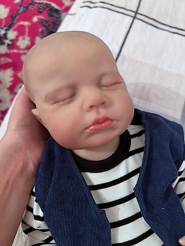 Другие детские вещи: Реалистичная кукла-реборн (младенец) - Материал: мягкий — 9