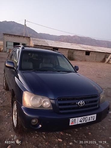 араба ош: Toyota Highlander: 2003 г., 2.4 л, Автомат, Бензин, Внедорожник — 7