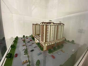 пишпек продаю квартиру: 1 комната, 49 м², Элитка, 14 этаж, ПСО (под самоотделку)