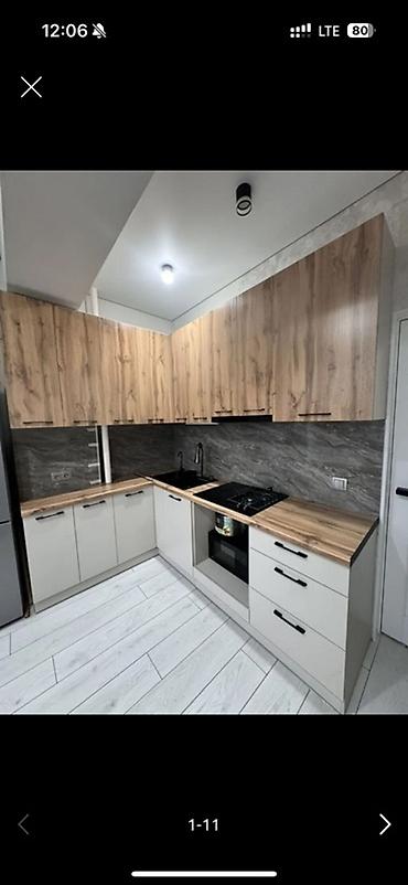 flat osh: 2 комнаты, 45 м², Элитка, 6 этаж, Свежий ремонт — 1