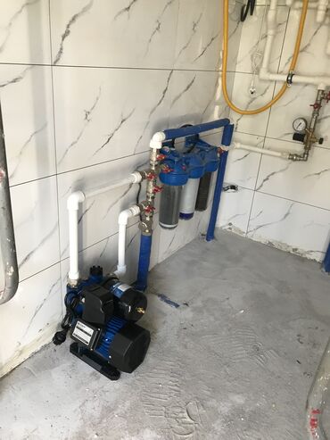 Сантехнические работы: Water pump plumber 
Substitution Repair Installation