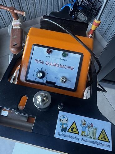 вакумный пакеты: Ножной термосвариватель пакетов (Pedal Sealing Machine) на стойке — 1