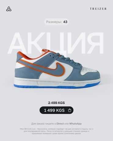 носки оптом найк: Эркектердин кроссовкасы, 42, Nike, Жаңы, Акылуу жеткирүү