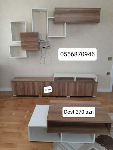 Sifarişlə TV stendlər: Siyirməsiz, Polkalı, Sadə laminat, Azərbaycan, Zəmanətli, Kredit yoxdur — 15