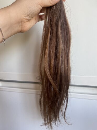 стоимость натуральных волос: Натуральные волосы 44 капсулы (средние), качество люкс, 46-47 см
