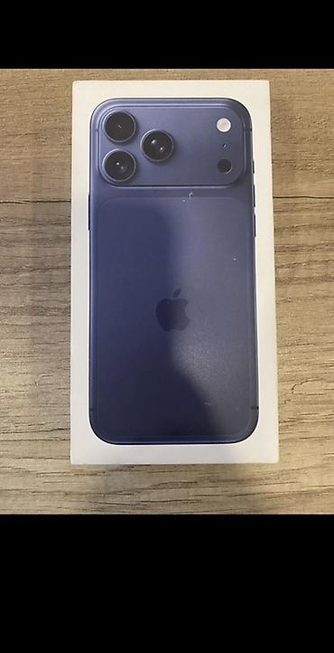 telefon və planşet ucun uzluklər: IPhone 17 Pro Max, 256 GB, Mavi, Face ID — 1