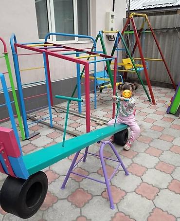 Детские качели: Игровой комплекс в наличии Качели Турник Горка Песочница Балансир — 6